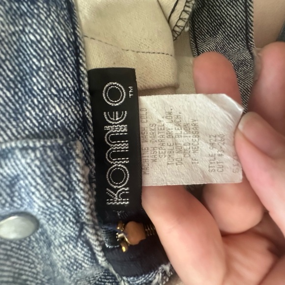 4/25$ Vintage 90s Konnie O Blue Midi Pencil Skirt for Casual Wear - Picture 8 of 9